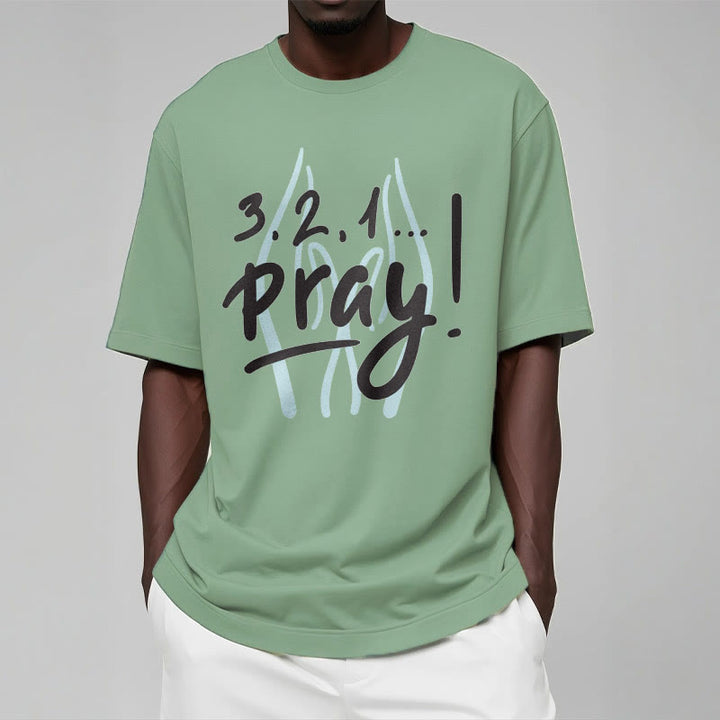Christianartworkshop Quotation Style Inspirational Prayer Short Sleeve Washed T-shirt - image 12