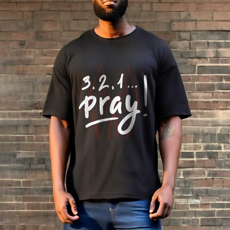 Christianartworkshop Quotation Style Inspirational Prayer Short Sleeve Washed T-shirt - image 5