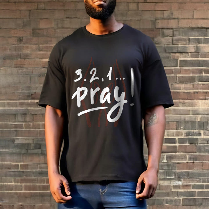 Christianartworkshop Quotation Style Inspirational Prayer Short Sleeve Washed T-shirt - image 5