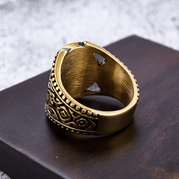 Christianartworkshop Classic Style Old Craft Jerusalem Cross Symbol Alloy Ring - image 6