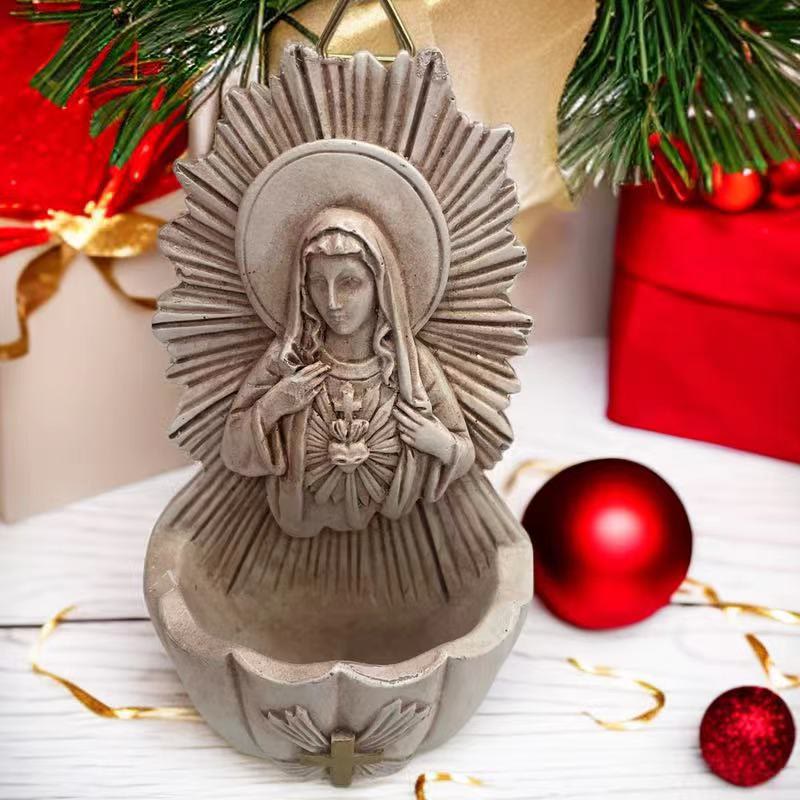 FREE Today: Retro Sculptural Style Immaculate Heart of Mary Resin Storage Box - Immaculate Heart of Mary - image 0