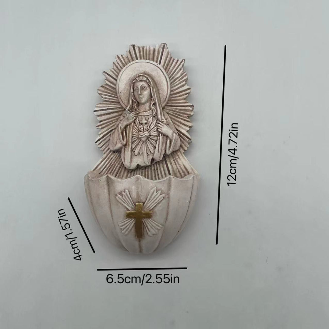 FREE Today: Retro Sculptural Style Immaculate Heart of Mary Resin Storage Box - image 5