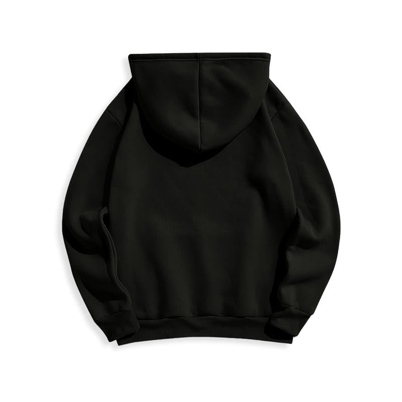 Christianartworkshop Classic Colored Style St. Benedict Protector Fleece Lined Polyester Hoodie