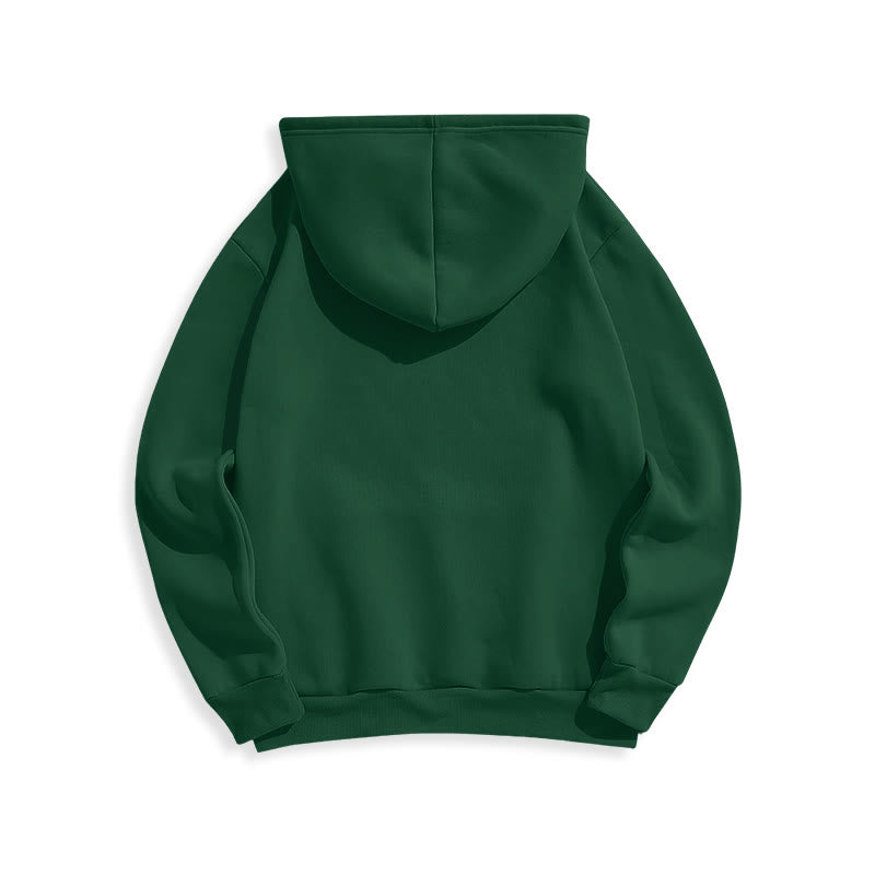 Christianartworkshop Modern Colored Style Saint War Fleece Lined Polyester Hoodie