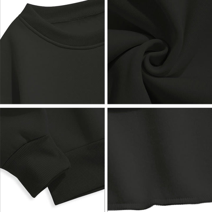 Christianartworkshop Classic Colored Style Nativity Scene Holy Night Fleece Lined Polyester Sweatshirt - image 9