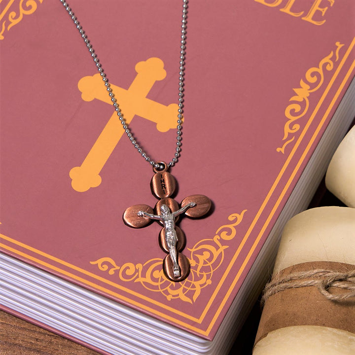 Christianartworkshop Simple Style Crucifx Protective Religion Amulet Pendant Necklace