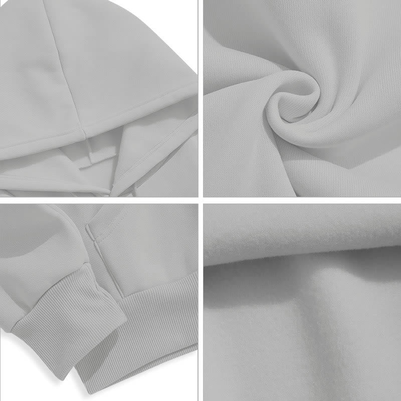 Christianartworkshop Classic Style Sacred Chi-rho Emblem Laurel Wreath Fleece Lined Polyester Hoodie - image 34