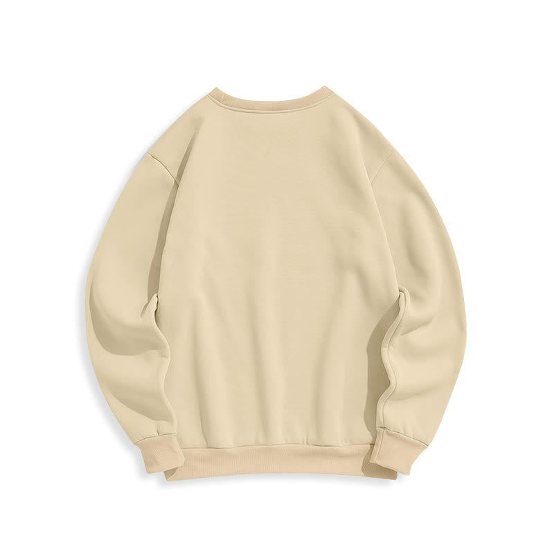 Christianartworkshop Classic Style Sacred Cross Emblem Floral Vines Fleece Lined Polyester Sweatshirt - image 11