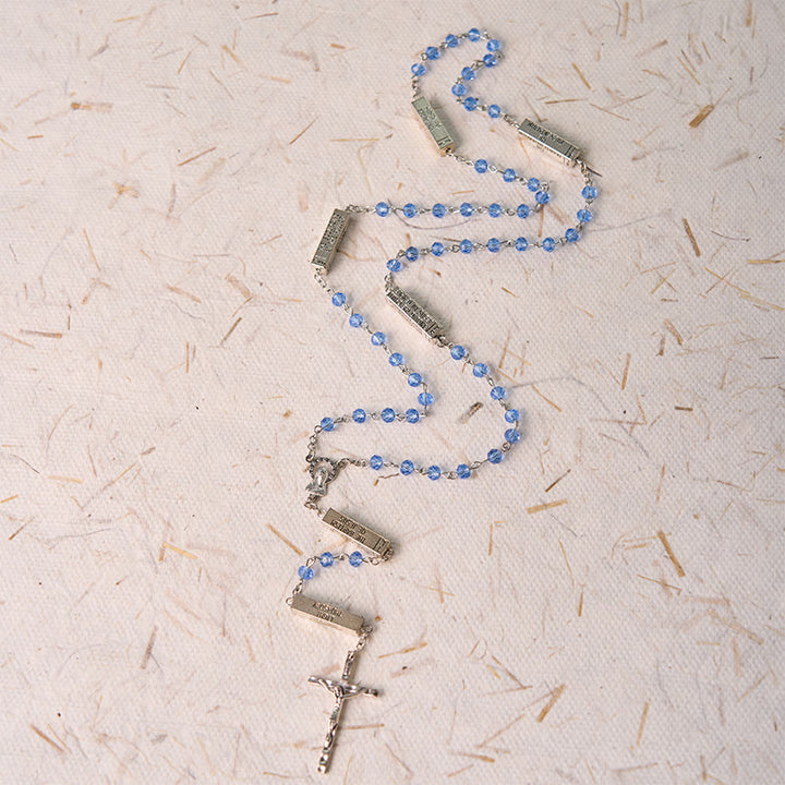 Christianartworkshop The Mysteries Rosary Engraved Mystery Bar - image 14