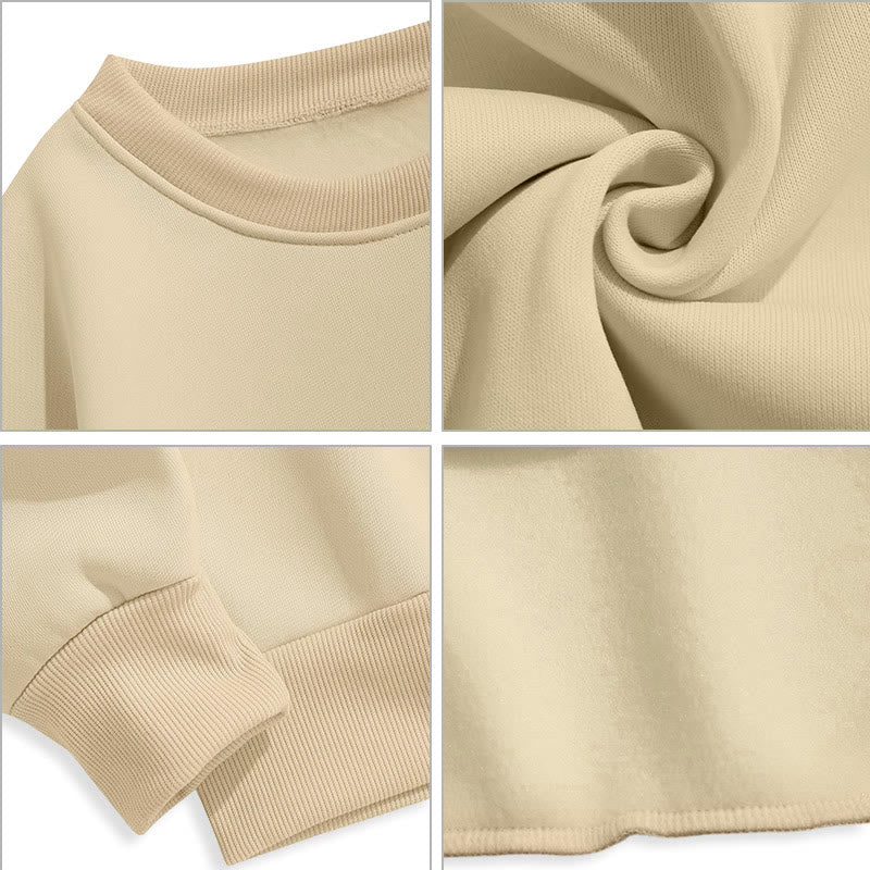 Christianartworkshop Classic Style Floral St. Benedict Embelm Fleece Lined Polyester Sweatshirt - image 14