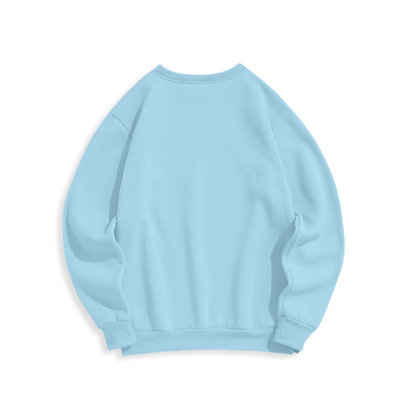 Christianartworkshop Colored Style Holy Night Nativity Scene Fleece Lined Polyester Sweatshirt