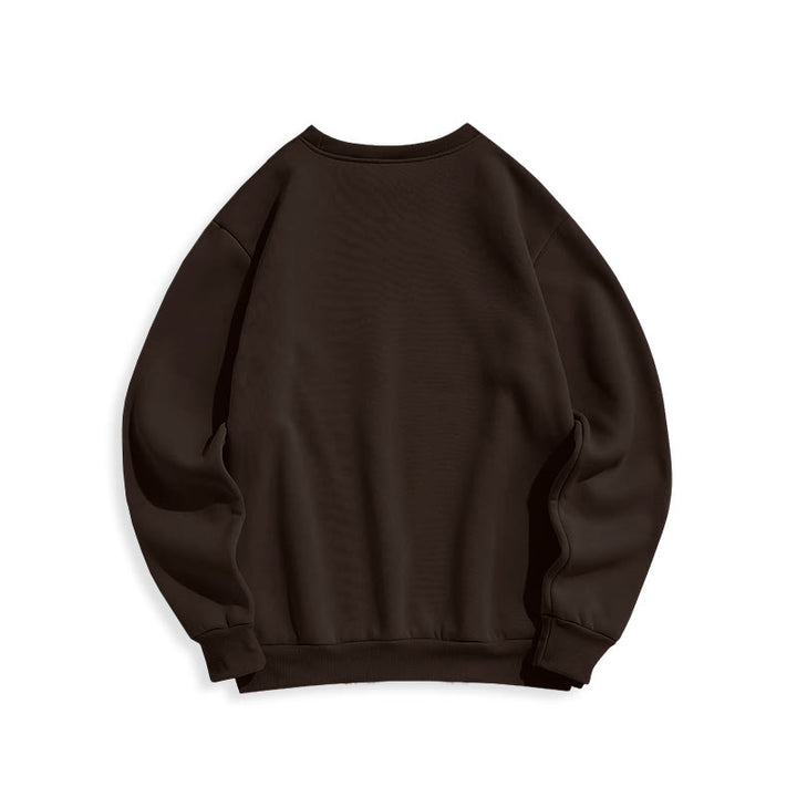Christianartworkshop Colored Style Holy Night Nativity Scene Fleece Lined Polyester Sweatshirt