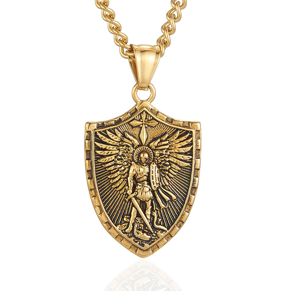 Christianartworkshop Modern Style Michael The Archangel Shield