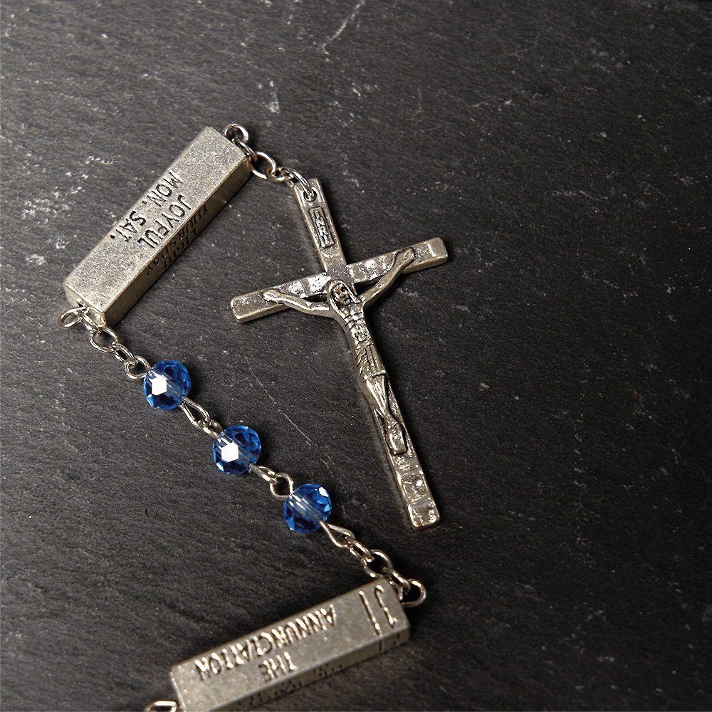 FREE Today: Crucifixion Crystal Rosary