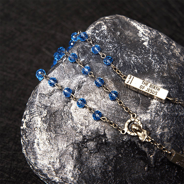 FREE Today: Crucifixion Crystal Rosary