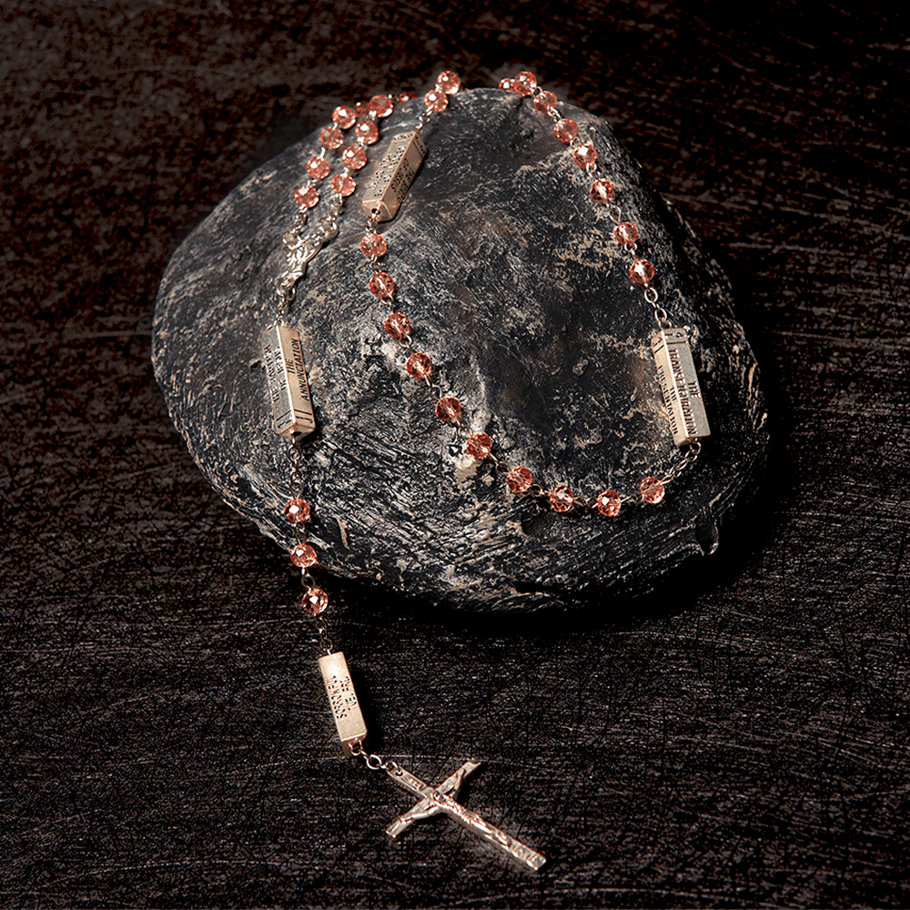 FREE Today: Crucifixion Crystal Rosary - image 1