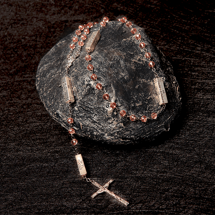 FREE Today: Crucifixion Crystal Rosary - image 1