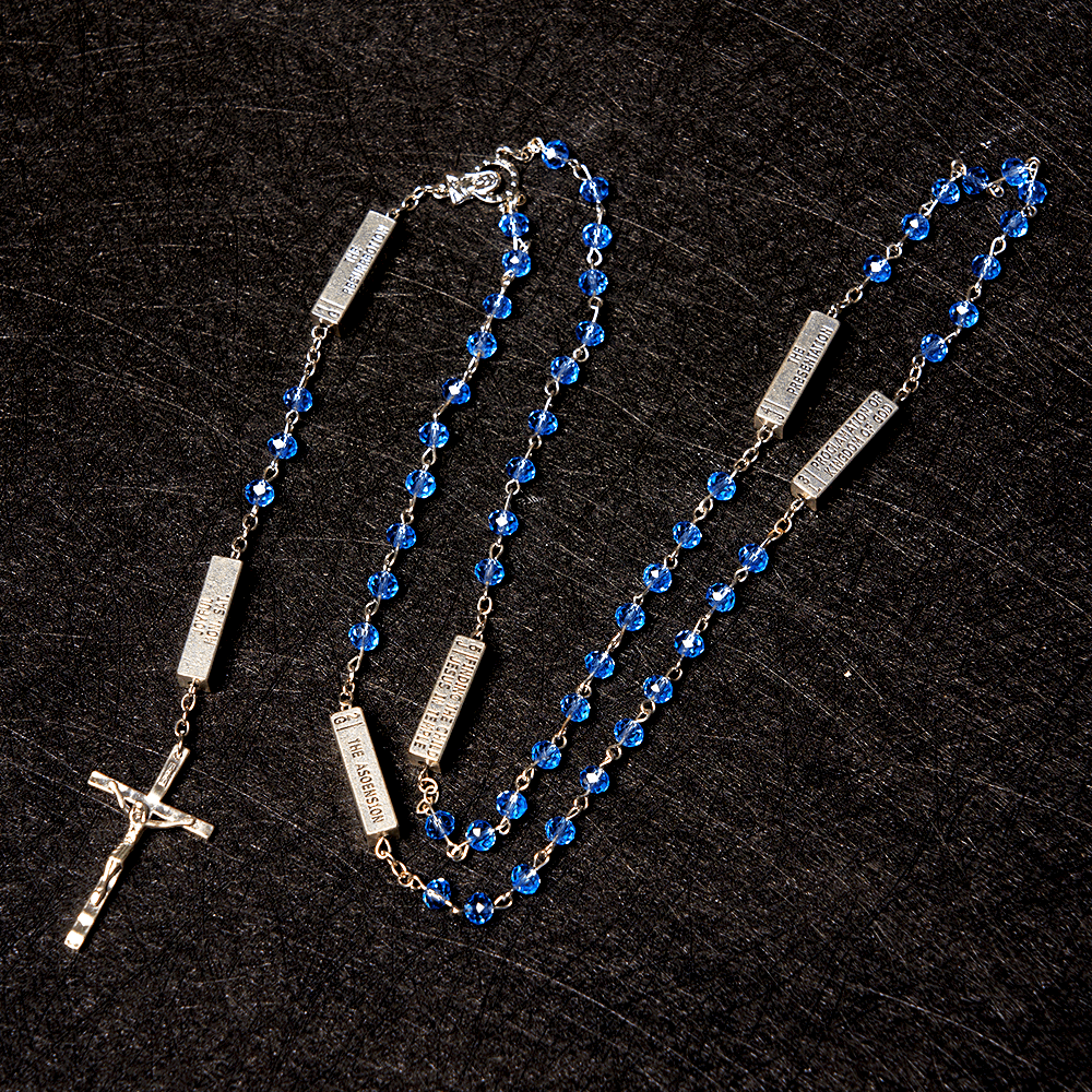 FREE Today: Crucifixion Crystal Rosary