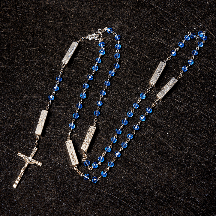 FREE Today: Crucifixion Crystal Rosary