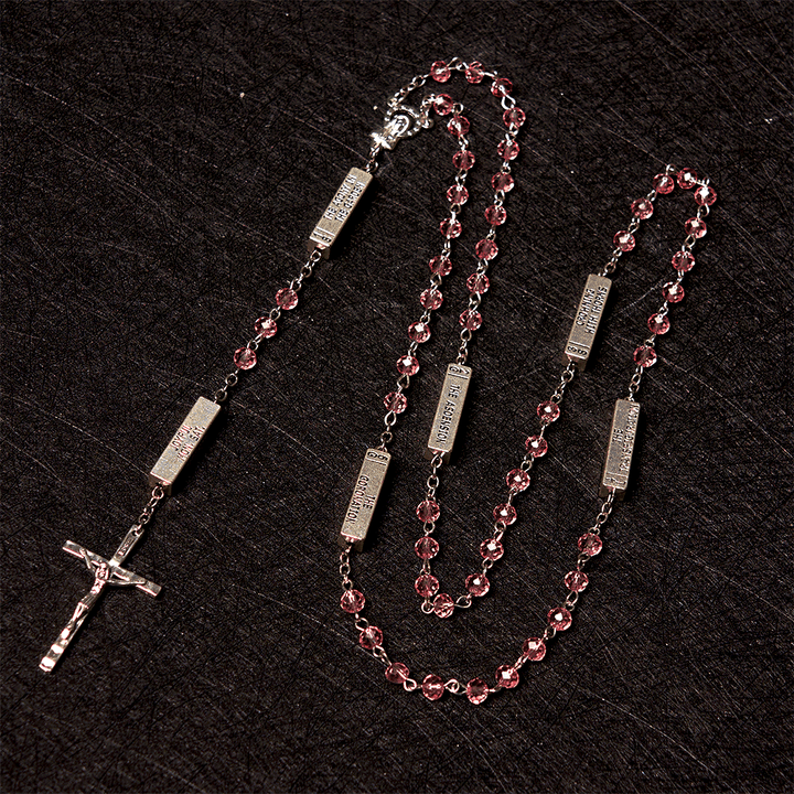 FREE Today: Crucifixion Crystal Rosary