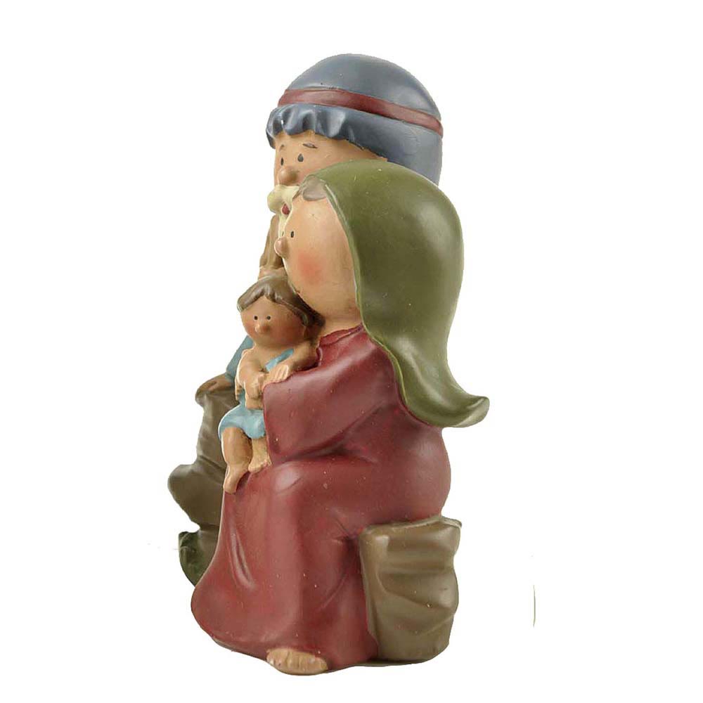 FREE Today: Cartoon Style Sculpture of Holy Family Resin Stereoscopic Desktop Ornaments