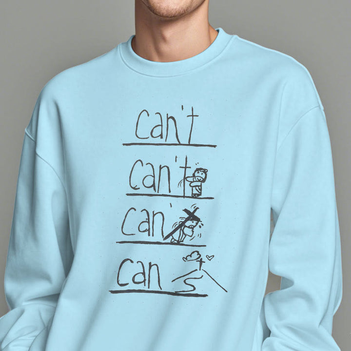 Christianartworkshop Quotation Style Redemption Through Jesus Sacrifice Fleece Lined Polyester Sweatshirt