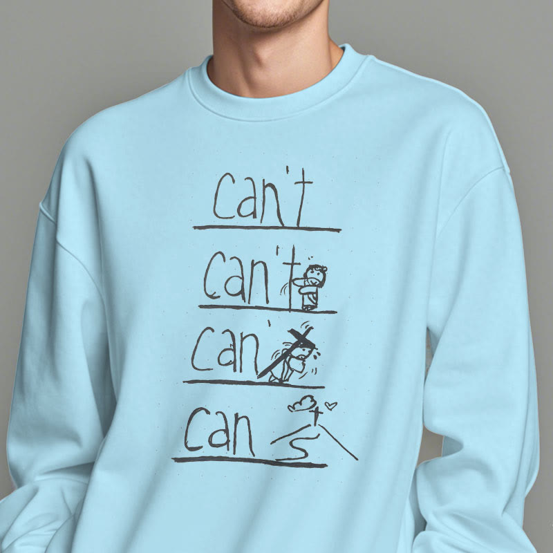 Christianartworkshop Quotation Style Redemption Through Jesus Sacrifice Fleece Lined Polyester Sweatshirt - image 3