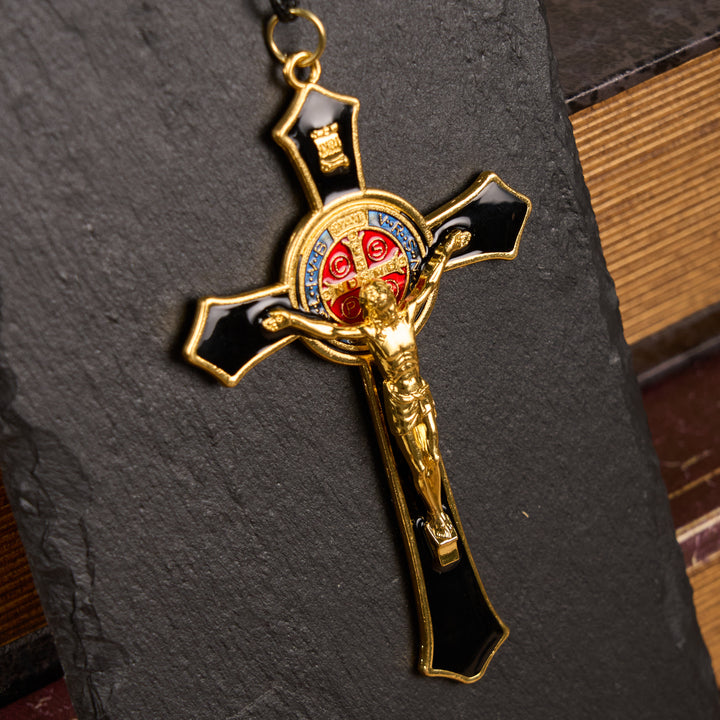 FREE Today: Classic Style Red/Blue Crafted Crucifix Big Size Pendant Necklace(5 color)