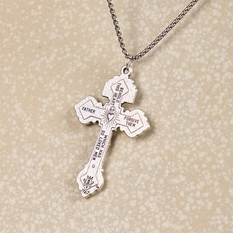 FREE Today: Classic Style Divine Crafted Crucifix Jesus Cross Pendant Necklace