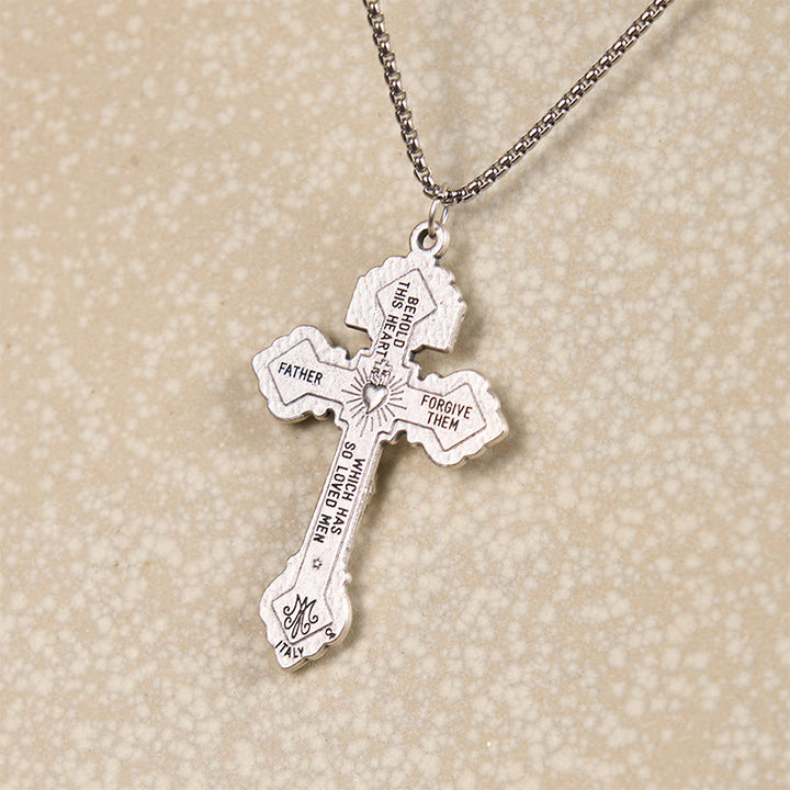 FREE Today: Classic Style Divine Crafted Crucifix Jesus Cross Pendant Necklace