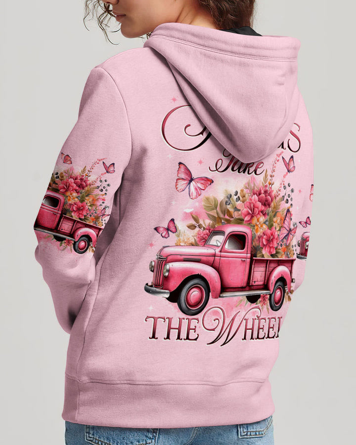 Christianartworkshop Jesus Take The Wheel Women's All Over Print Shirt