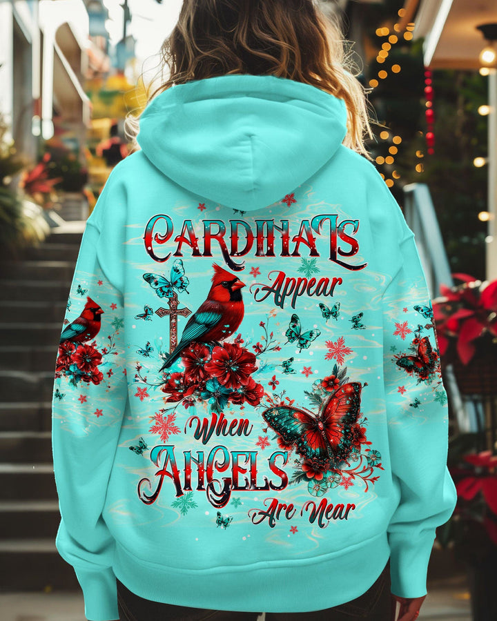 Christianartworkshop When Cardinals Appear Angels Are Near Women's All Over Print Shirt