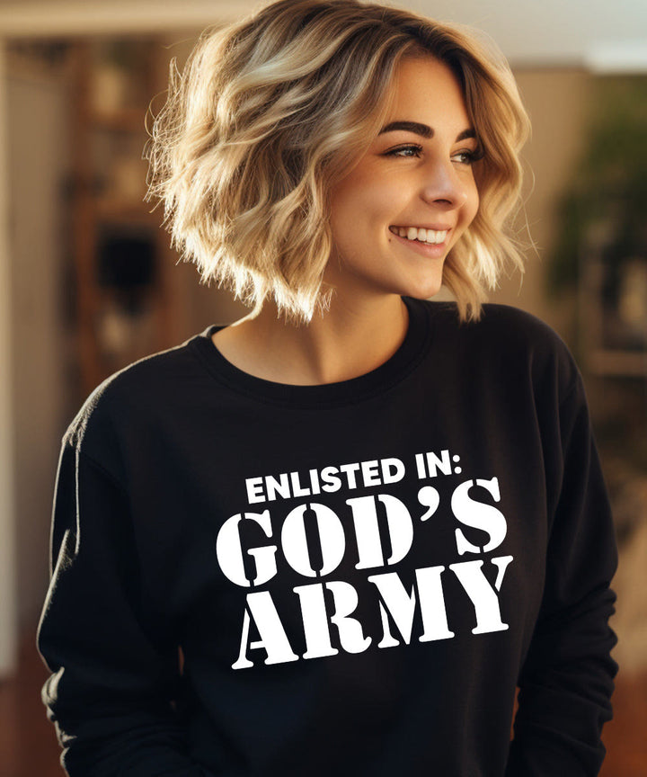 Christianartworkshop God's Army Sweatshirt