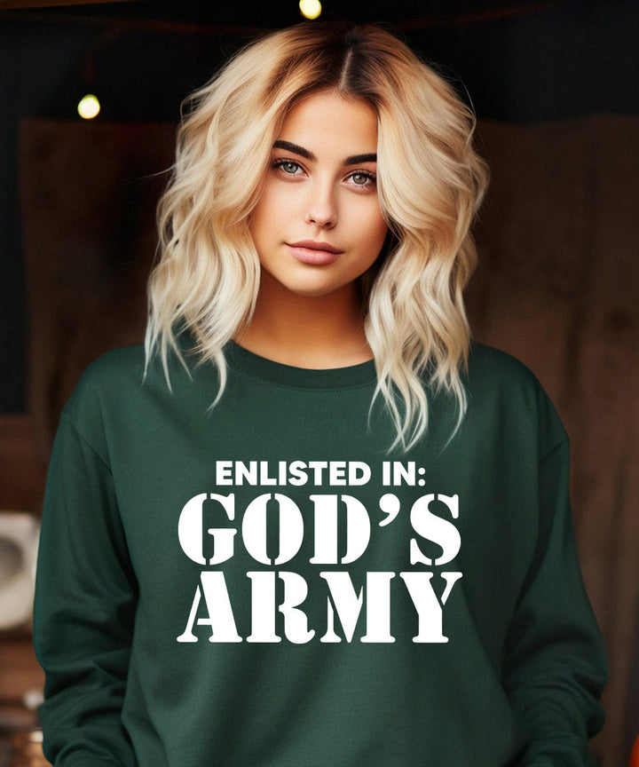 Christianartworkshop God's Army Sweatshirt