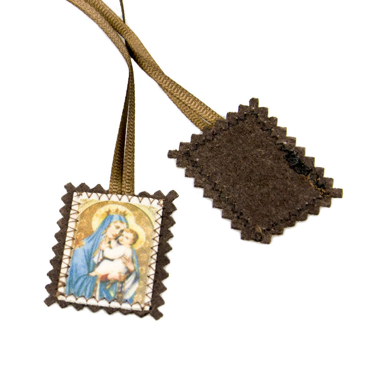 Christianartworkshop Sacred Heart and Madonna Scapular – A Dual Devotion to Jesus and Mary