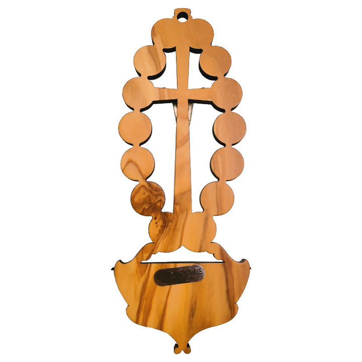 Christianartworkshop Damian Holy Water Font Olive Wood Station of the Cross - image 5