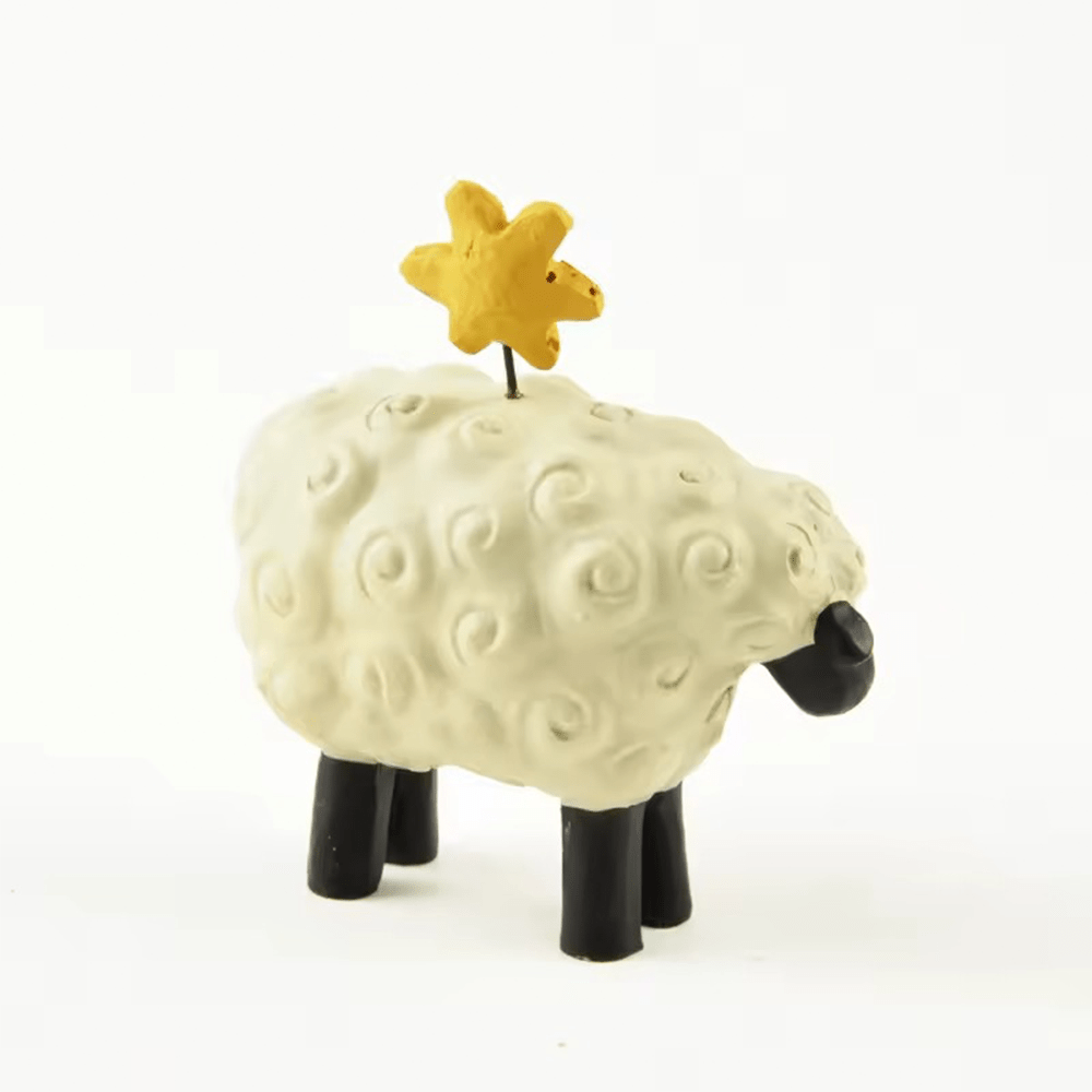 Christianartworkshop I love Jesus The LORD is my shepherd Cute Little Sheep Desktop Ornament