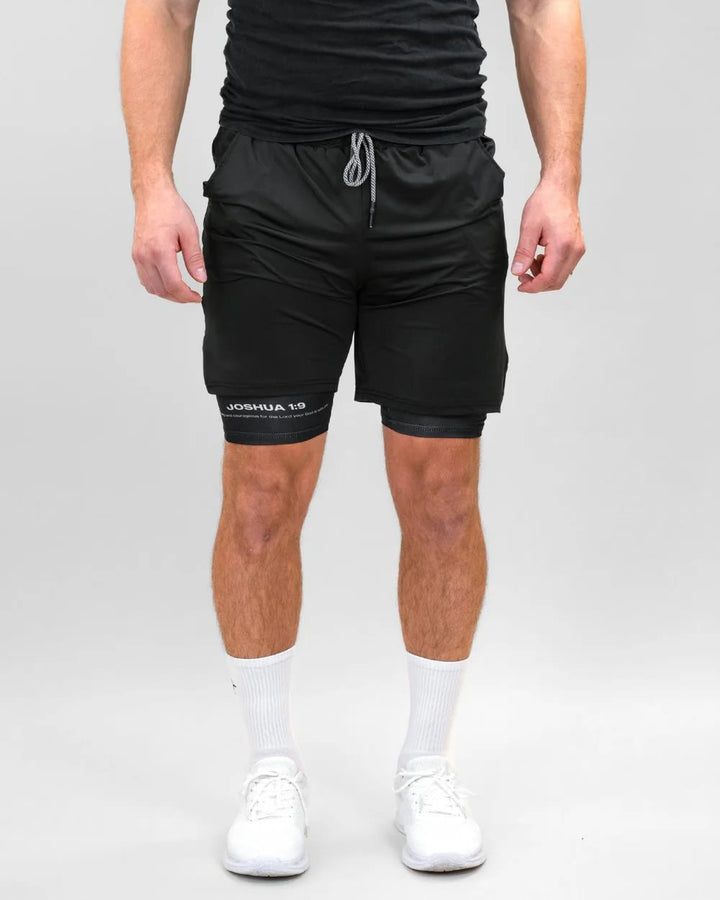 Joshua 1:9 Lion Performance Shorts