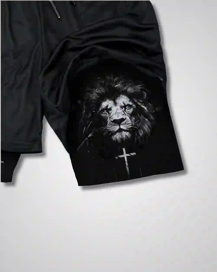 Joshua 1:9 Lion Performance Shorts