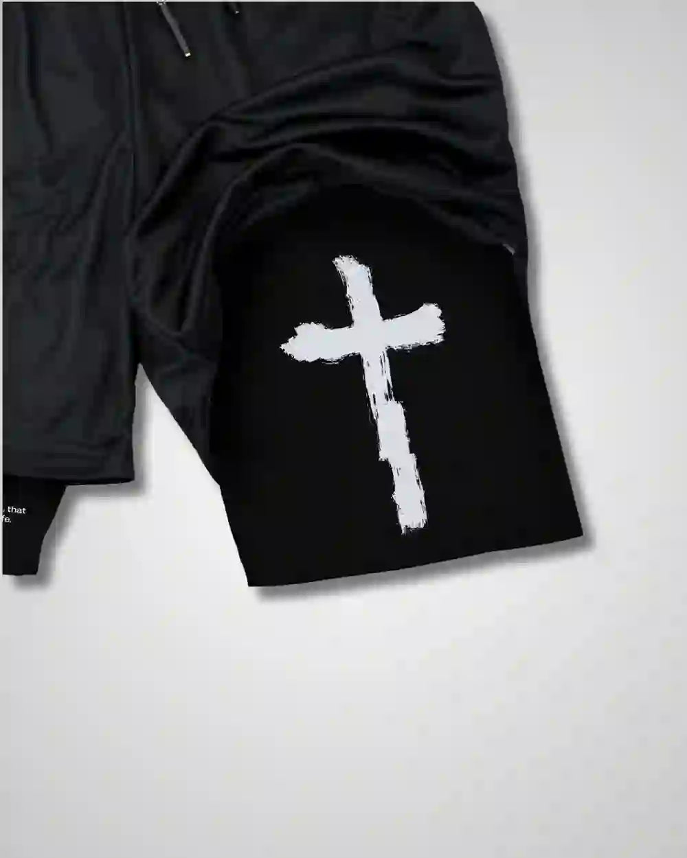 Christianartworkshop John 3:16 Cross Performance Shorts