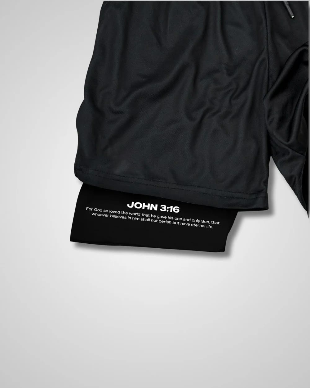 John 3:16 Cross Performance Shorts