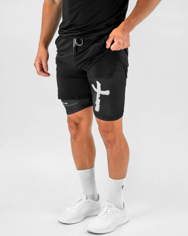 John 3:16 Cross Performance Shorts