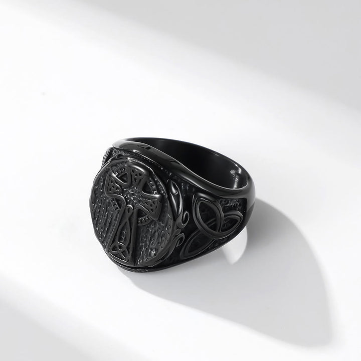 FREE Today: Eternal Faith Celtic Cross Ring - A Symbol of Timeless Devotion