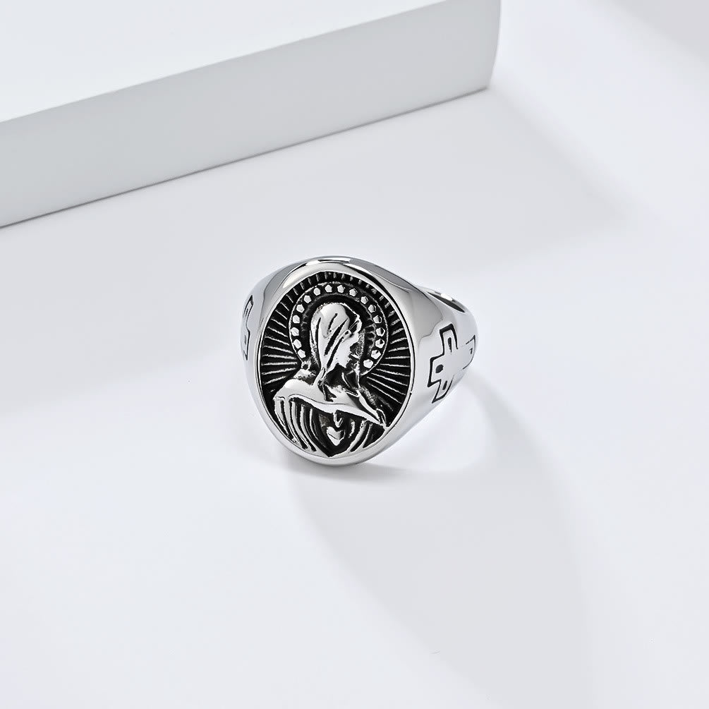 FREE Today: Divine Grace Blessed Virgin Mary Ring - A Tribute to Holy Love