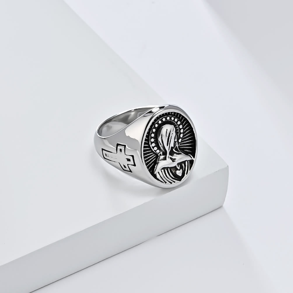 FREE Today: Divine Grace Blessed Virgin Mary Ring - A Tribute to Holy Love