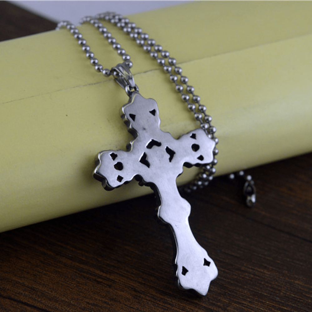 Christianartworkshop Ornate Crucifix Necklace - A Profound Symbol of Devotion Timeless Faith