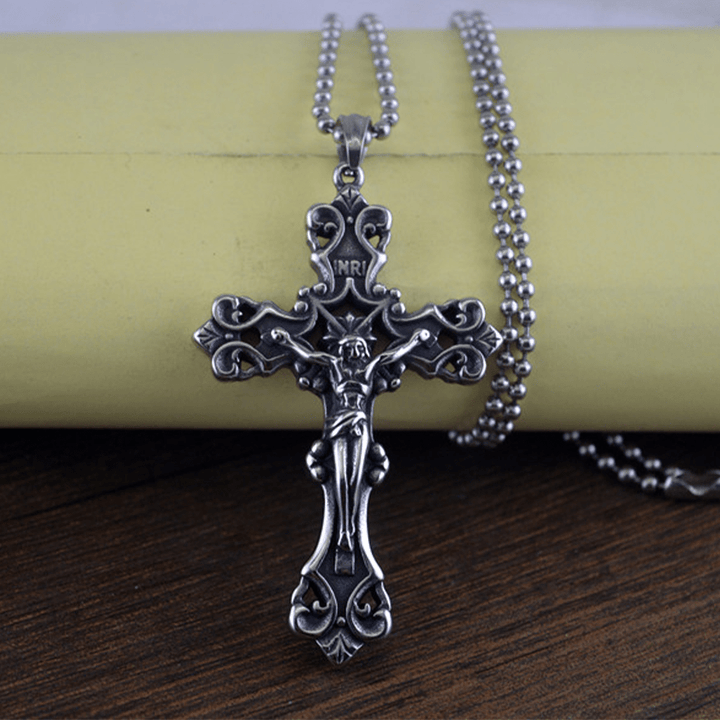 FREE Today: Ornate Crucifix Necklace - A Profound Symbol of Devotion Timeless Faith