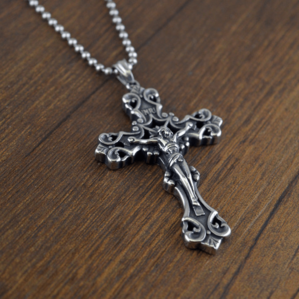 FREE Today: Ornate Crucifix Necklace - A Profound Symbol of Devotion Timeless Faith