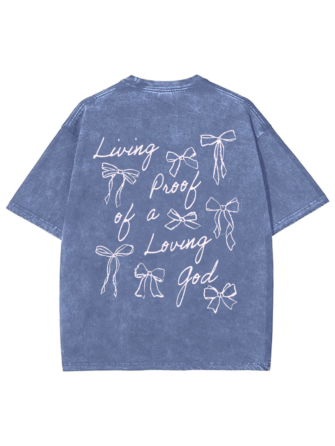 Christianartworkshop Living Proof Of A Loving God Unisex Washed T-shirt