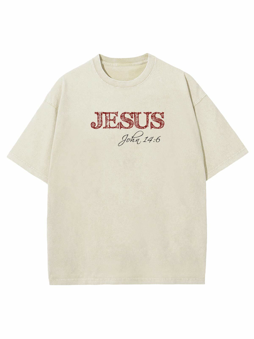 Christianartworkshop Truth Is Jesus Is Truth Unisex Washed T-shirt